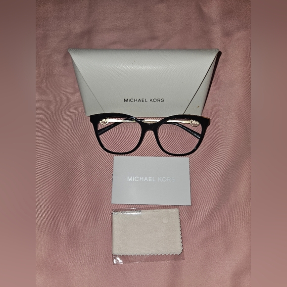 Michael Kors Black and Gold Women's Designer Optical Glasses
